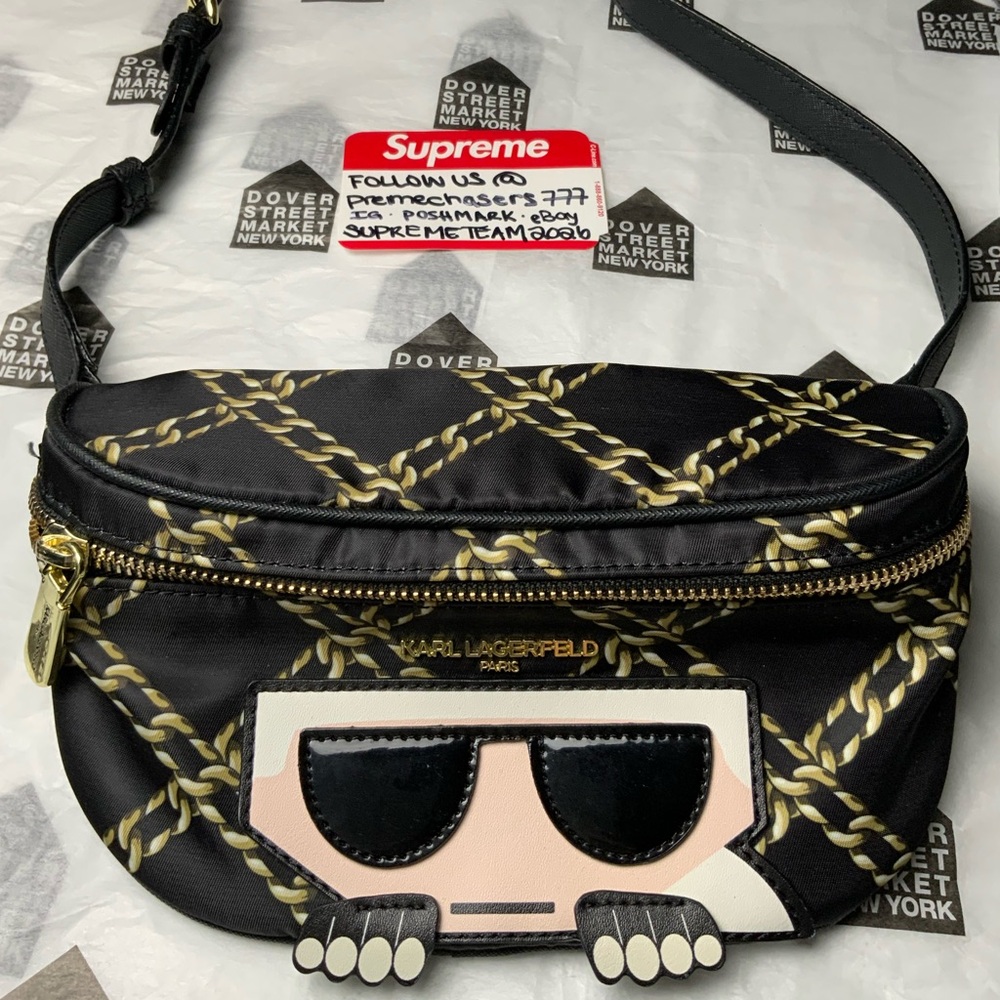 KARL LAGERFELD "Karl & Gold" Waist Bag - NEW